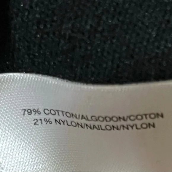 Anne Klein Black White Geometric Pattern Built In Tank Long Cardigan Sweater XL - Picture 8 of 8